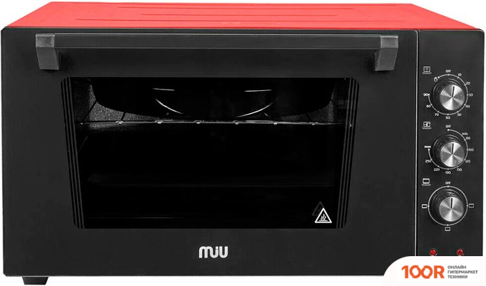 Мини-печь MIU 4203 E (ЧЕРНЫЙ/КРАСНАЯ) (364388)