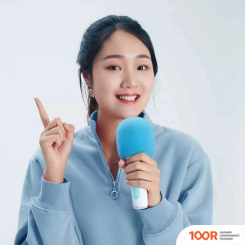 Микрофон YHEMI KARAOKE MICROPHONE LITE (БЕЛЫЙ/ГОЛУБОЙ) (364332)