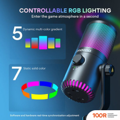 Микрофон Maono DM30 RGB (ЧЕРНЫЙ) (363942)