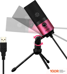 Микрофон FIFINE K669 (РОЗОВЫЙ) (363701)