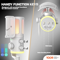 Микрофон FIFINE AM6 (БЕЛЫЙ) (363672)