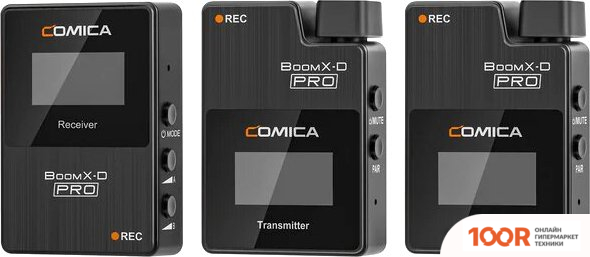 Микрофон Comica BOOMX-D PRO D2 (ЧЕРНЫЙ) (363513)