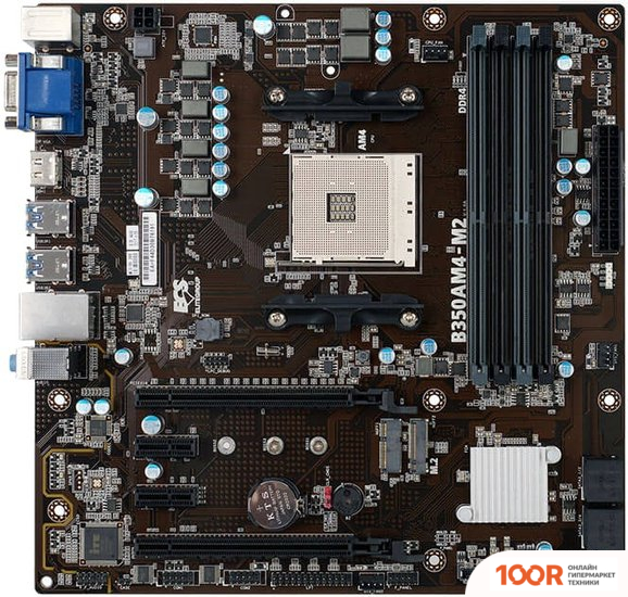 Материнская плата EliteGroup B350AM4-M2 (363222)