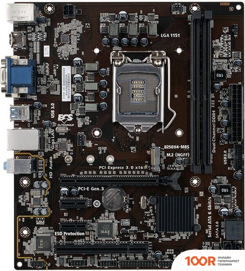 Материнская плата EliteGroup B250H4-M8 (363219)