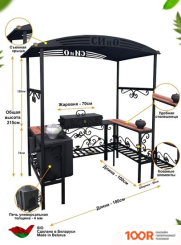 Станкоинструмент ЦАРСКИЙ (КОВАНЫЙ С ПЕЧЬЮ И ДЫМОХОДОМ) (363165)
