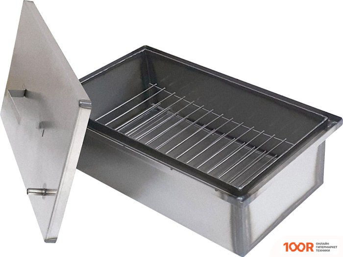 КЕДР плюс С ГИДРОЗАТВОРОМ И ПОДДОНОМ 490X290X190ММ К2-1.5НГЗ (1.5ММ, НЕРЖАВЕЮЩАЯ СТАЛЬ) (363000)