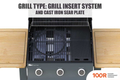 Sahara 3 BURNER OAK (362749)