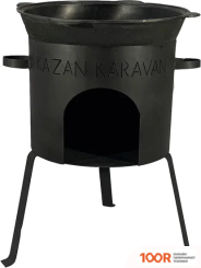 Kazan Karavan СТАНДАРТ С УЗБЕКСКИМ КАЗАНОМ КРУГЛОЕ ДНО 12 Л (362302)