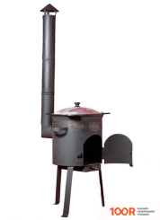 Kazan Karavan ПРЕМИУМ С ЗОЛЬНИКОМ И ДЫМОХОДОМ 275ММ 4-6Л 2 ММ (362260)