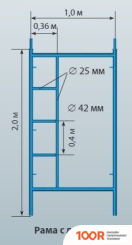 Лестница Тапанар ЛЕСА СТРОИТЕЛЬНЫЕ ЛСПР-200 БЕЗ ЩИТОВ (361853)
