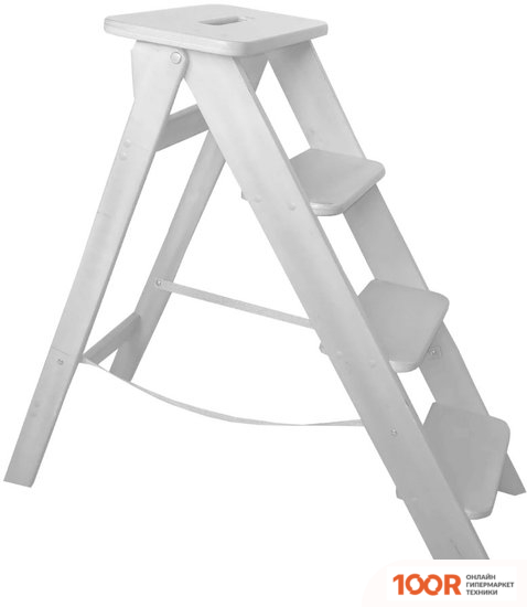 Лестница Wood Step SFK-4 (L) (4 СТУПЕНИ, БЕЛЫЙ) (361733)
