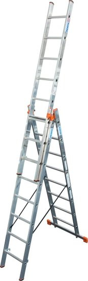 Лестница Krause ТРЕХСЕКЦИОННАЯ УНИВЕРСАЛЬНАЯ ЛЕСТНИЦА TRIBILO 3Х8 (361495)