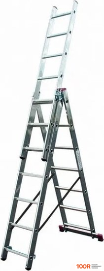 Лестница Krause ТРЕХСЕКЦИОННАЯ УНИВЕРСАЛЬНАЯ ЛЕСТНИЦА CARDA+ 3Х11 (361493)