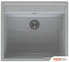 Кухонная мойка Maxstone MS-21 (СВЕТЛО-СЕРЫЙ ГЛЯНЕЦ) (361227)