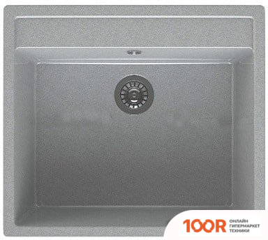 Кухонная мойка Maxstone MS-21 (СВЕТЛО-СЕРЫЙ ГЛЯНЕЦ) (361227)