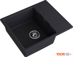 Кухонная мойка GranFest Urban GF-UR-658L (ЧЕРНЫЙ) (361194)