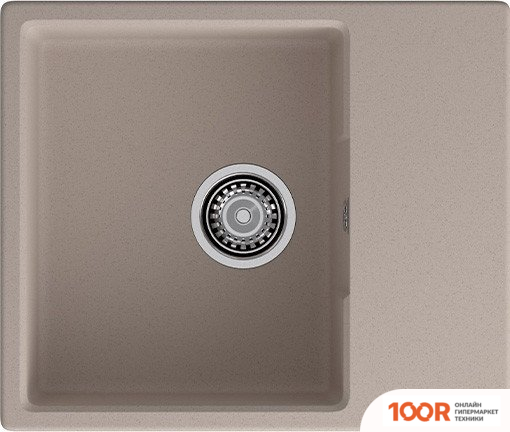 Кухонная мойка GranFest Urban GF-UR-658L (ПЕСОЧНЫЙ) (361191)