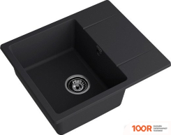 Кухонная мойка GranFest Urban GF-UR-258L (ЧЕРНЫЙ) (361164)