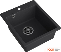 Кухонная мойка GranFest Urban GF-UR-242 (ЧЕРНЫЙ) (361154)