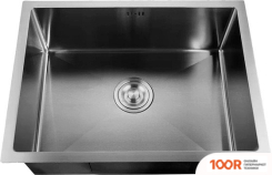 Кухонная мойка GranFest Metal НЕРЖАВЕЮЩАЯ СТАЛЬ AISI 304 PVD GF-5344 ГРАФИТ (С СИФОНОМ) (361142)