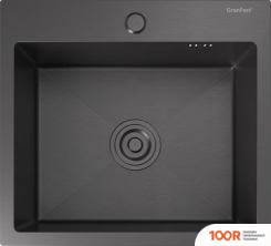 Кухонная мойка GranFest Metal НЕРЖАВЕЮЩАЯ СТАЛЬ AISI 304 PVD GF-4844 ГРАФИТ (С СИФОНОМ) (361139)