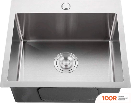 Кухонная мойка GranFest Metal НЕРЖАВЕЮЩАЯ СТАЛЬ AISI 304 GF-5050 (С СИФОНОМ) (361135)