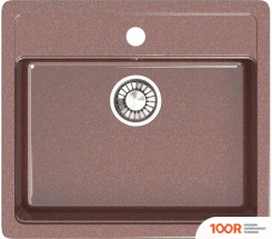 Кухонная мойка Glanz L9 (ТЕРРАКОТ ГЛЯНЦЕВЫЙ) (361127)