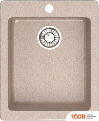 Кухонная мойка Glanz L8 (ПЕСОК ГЛЯНЦЕВЫЙ) (361113)