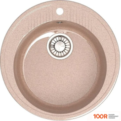 Кухонная мойка Glanz L6 (КАРАМЕЛЬ ГЛЯНЦЕВЫЙ) (361102)