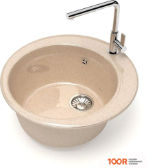 Кухонная мойка Glanz L50 (СЛОНОВАЯ КОСТЬ ГЛЯНЦЕВЫЙ) (361085)