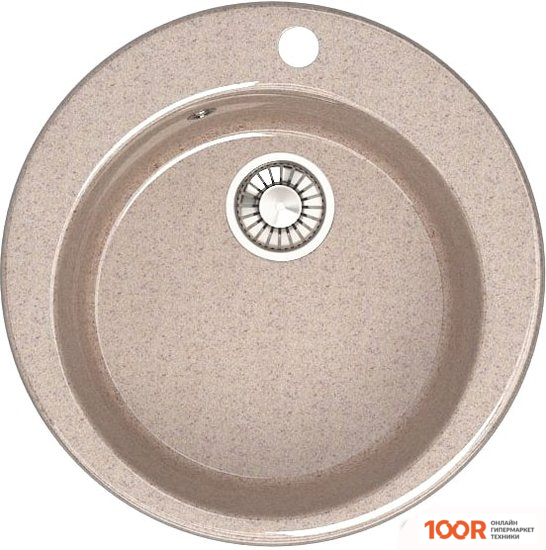 Кухонная мойка Glanz L50 (ПЕСОК ГЛЯНЦЕВЫЙ) (361083)