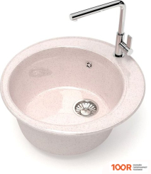 Кухонная мойка Glanz L50 (БЕЖЕВЫЙ ГЛЯНЦЕВЫЙ) (361080)