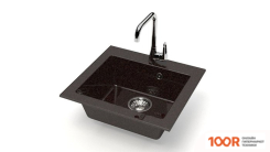 Кухонная мойка Glanz L35 (ЦАРСКИЙ ЯНТАРЬ ГЛЯНЦЕВЫЙ) (361058)
