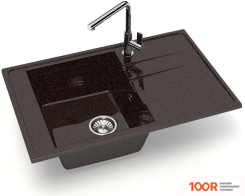 Кухонная мойка Glanz L32 (ЦАРСКИЙ ЯНТАРЬ ГЛЯНЦЕВЫЙ) (361038)