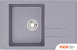 Кухонная мойка Glanz L32 (ТЕМНО-СЕРЫЙ ГЛЯНЦЕВЫЙ) (361036)