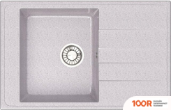 Кухонная мойка Glanz L32 (СВЕТЛО-СЕРЫЙ ГЛЯНЦЕВЫЙ) (361034)