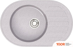 Кухонная мойка Glanz L31 (СВЕТЛО-СЕРЫЙ ГЛЯНЦЕВЫЙ) (361024)