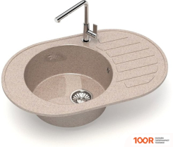 Кухонная мойка Glanz L31 (ПЕСОК ГЛЯНЦЕВЫЙ) (361023)