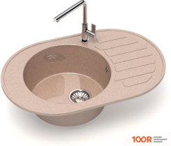 Кухонная мойка Glanz L31 (КАРАМЕЛЬ ГЛЯНЦЕВЫЙ) (361022)