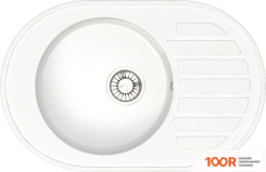 Кухонная мойка Glanz L31 (БЕЛЫЙ ГЛЯНЦЕВЫЙ) (361021)