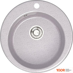 Кухонная мойка Glanz L30 (СВЕТЛО-СЕРЫЙ ГЛЯНЦЕВЫЙ) (361014)