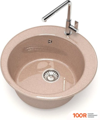 Кухонная мойка Glanz L30 (КАРАМЕЛЬ ГЛЯНЦЕВЫЙ) (361012)