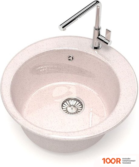 Кухонная мойка Glanz L30 (БЕЖЕВЫЙ ГЛЯНЦЕВЫЙ) (361010)