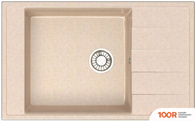 Кухонная мойка Glanz L29 (СЛОНОВАЯ КОСТЬ ГЛЯНЦЕВЫЙ) (360995)