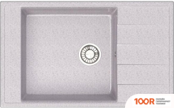 Кухонная мойка Glanz L29 (СВЕТЛО-СЕРЫЙ ГЛЯНЦЕВЫЙ) (360994)