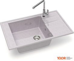 Кухонная мойка Glanz L29 (СВЕТЛО-СЕРЫЙ ГЛЯНЦЕВЫЙ) (360994)