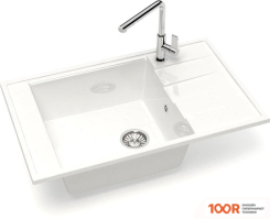 Кухонная мойка Glanz L29 (БЕЛЫЙ ГЛЯНЦЕВЫЙ) (360991)