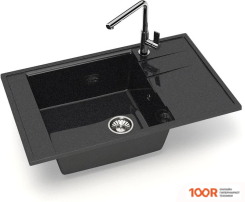 Кухонная мойка Glanz L29 (АТРАЦИТ ГЛЯНЦЕВЫЙ) (360989)