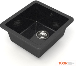 Кухонная мойка Glanz L27 (АТРАЦИТ ГЛЯНЦЕВЫЙ) (360979)