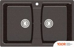 Кухонная мойка Glanz L26 (ЦАРСКИЙ ЯНТАРЬ ГЛЯНЦЕВЫЙ) (360968)